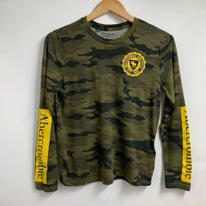 Abercrombie&Fitch Boys Camouflage & Tie Dye Long Sleeve Crew Neck Shirts Sz 11/1